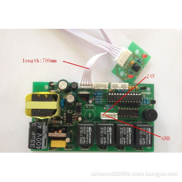Output 24VDC Fireplace Remote Controller and PCBA